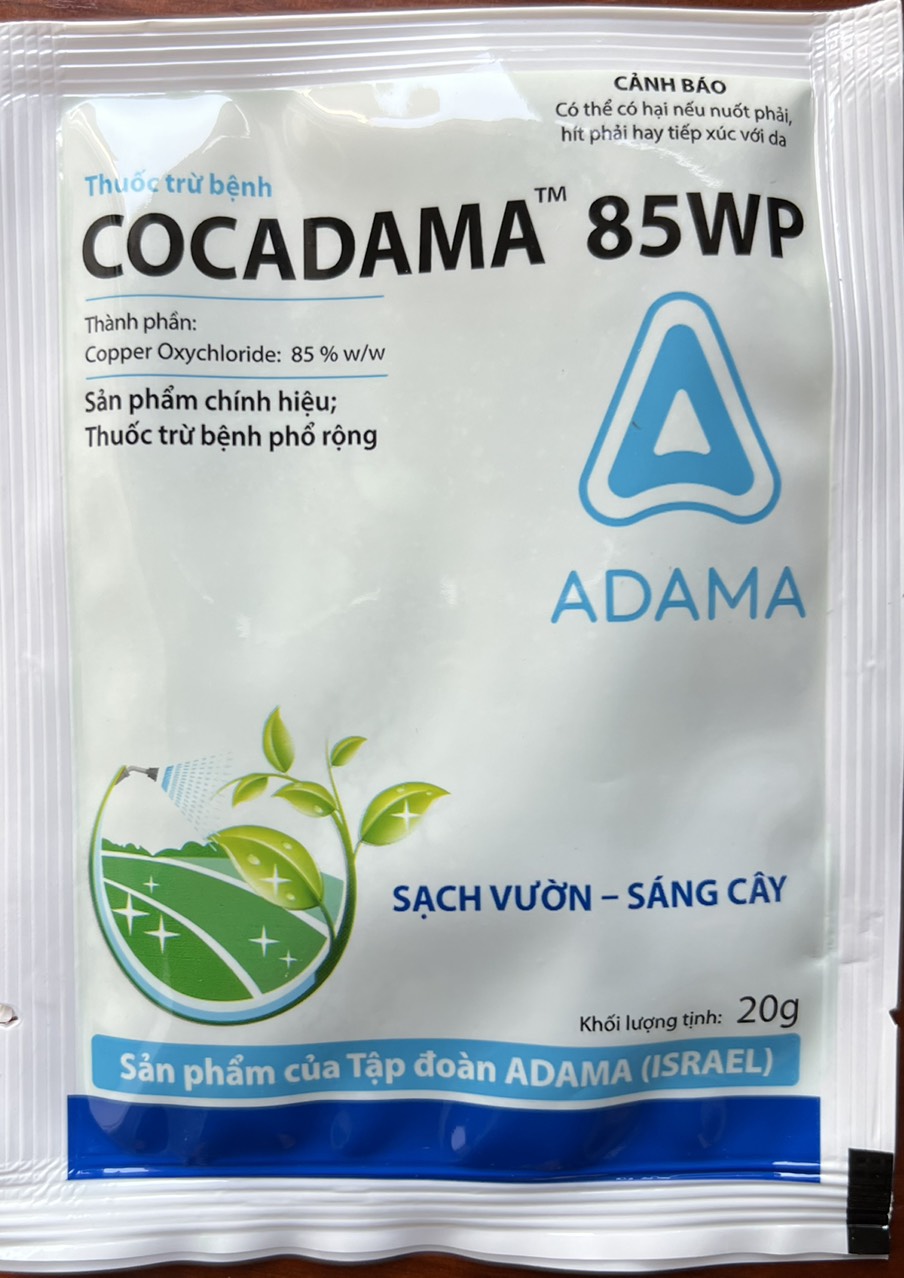 Sản phẩm trừ nấm và vi khuẩn hại cây trồng Cocadama 85WP