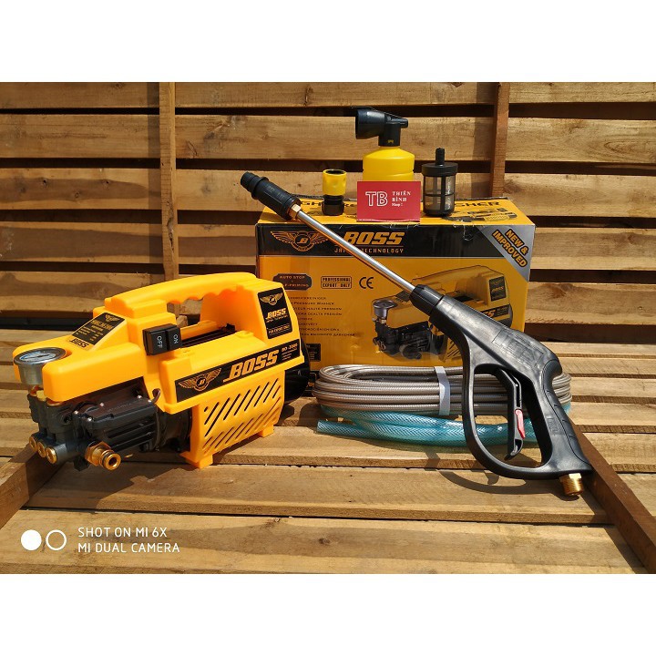 Máy rửa xe boss 3000w 120bar 7l/min hiệu năng cực tốt