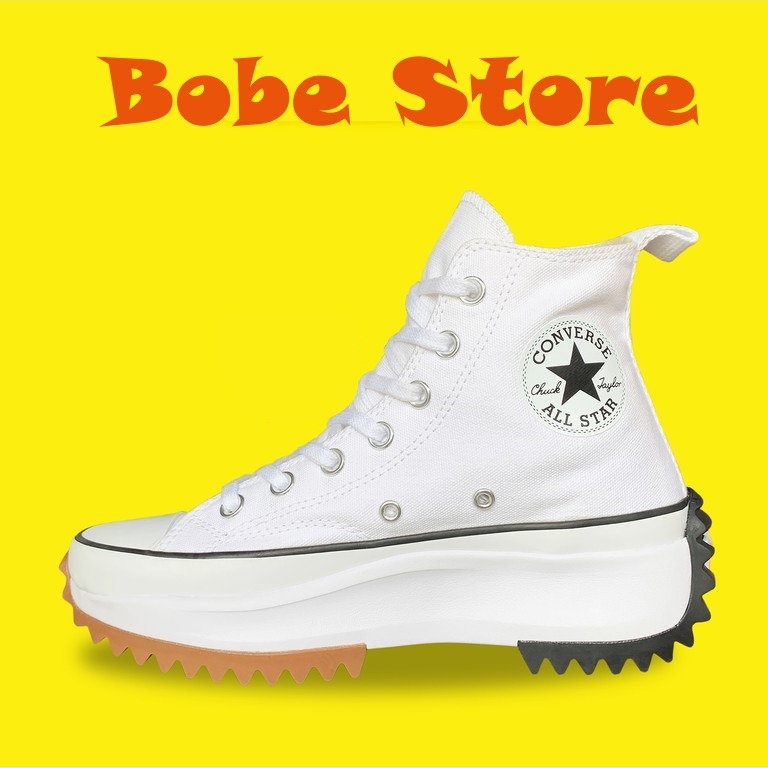 Giày Converse Run Star Hike High JW Anderson White (Giày thể thao Run Star Hike trắng cao cổ)