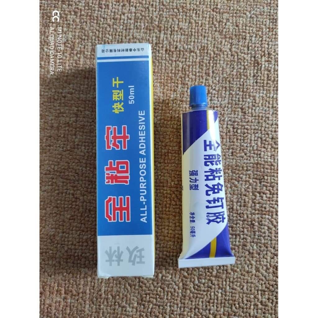 keo dán chịu lực siêu kết dính 50ml, dán gỗ , thủy tinh , kim loại , gốm sứ , nhựa , dán hầu hết mọi thứ