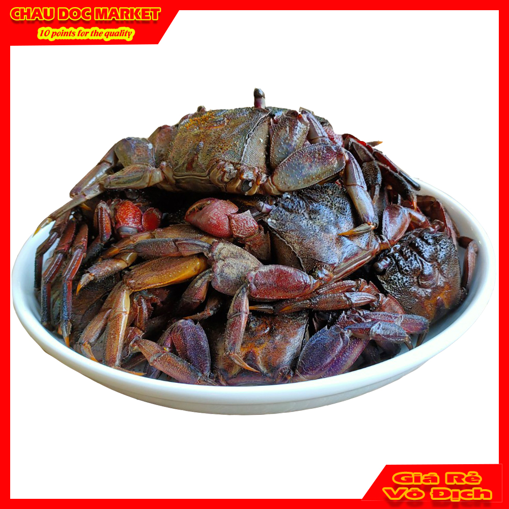 Ba khía muối nguyên con hủ 700gr thịt nhiều chưa trộn loại to chất lượng.