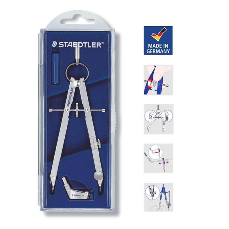 Compa kỹ thuật chuyên dụng cao cấp STAEDTLER mã 551 01 , 551 02 , 552 02 và 555 03