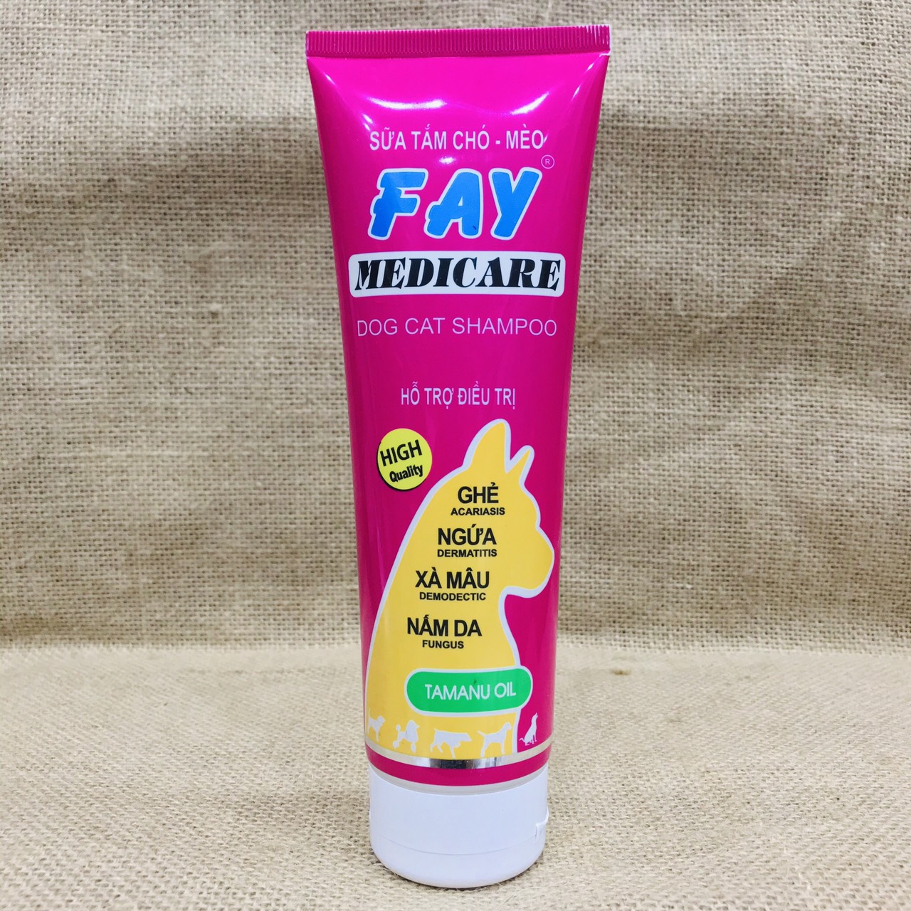 [Hoàn tiền 10%] [CÓ HỎA TỐC] Sữa Tắm Da Fay Medicare Tuýp 290ml - Ghẻ Xà Mâu Rụng Lông Nấm Da trên Chó Mèo