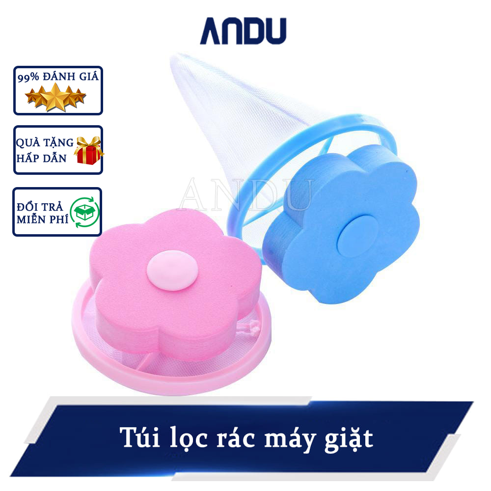 Combo 3 túi lọc rác máy giặt, phao lọc rác bảo vệ máy giặt