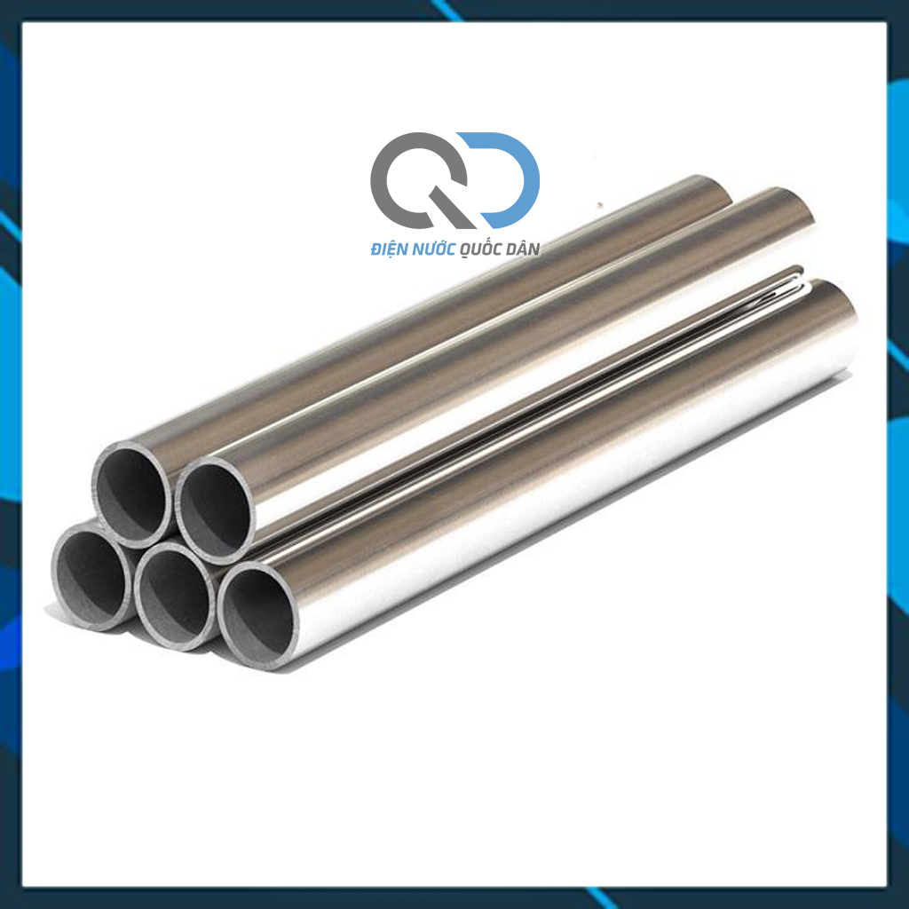 Ống inox tròn phi 22, phi 25 cực kỳ chắc chắn và sáng bóng, không rỉ sét