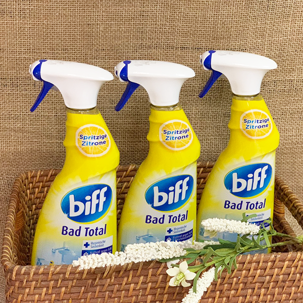 DUNG DỊCH TẨY RỬA NHÀ TẮM BIFF HƯƠNG CHANH - 750ml