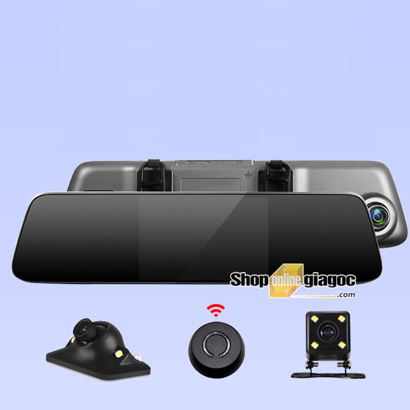 Combo camera hành trình 5 inch cảm ứng+ camera cặp lề + camera lùi hd