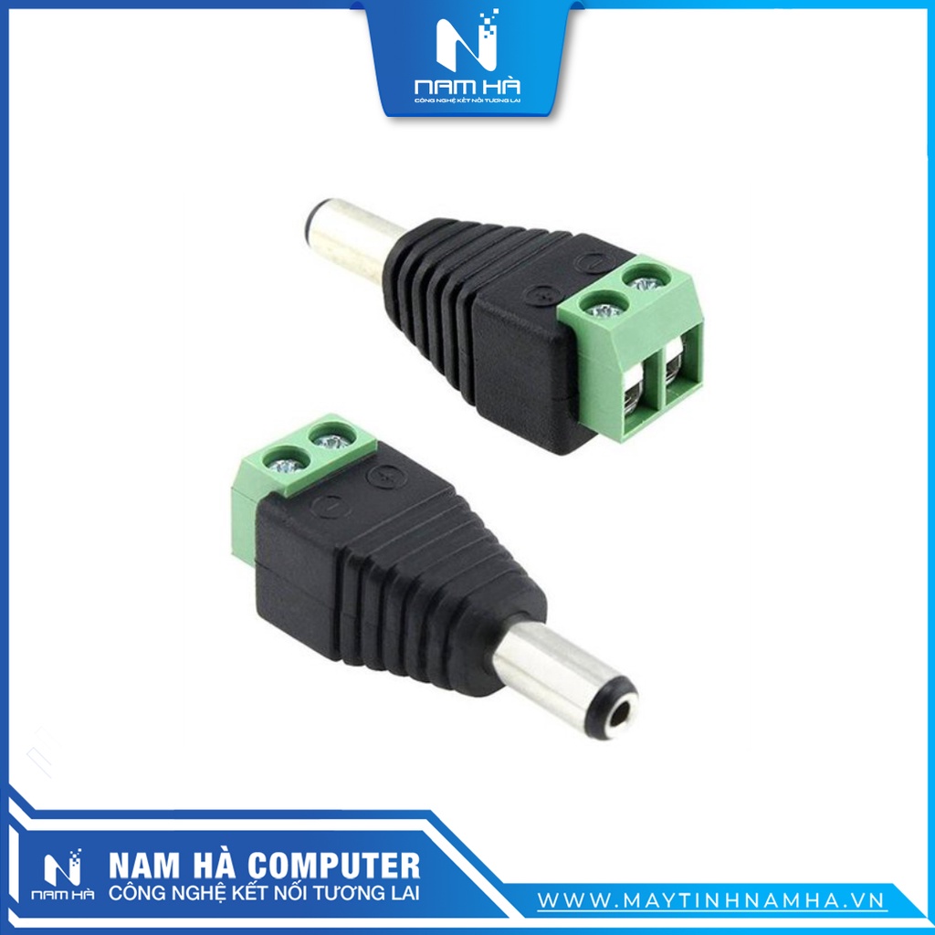 Jack nguồn DC âm / dương bắt vít chuyên dụng cho hệ thống camera giám sát