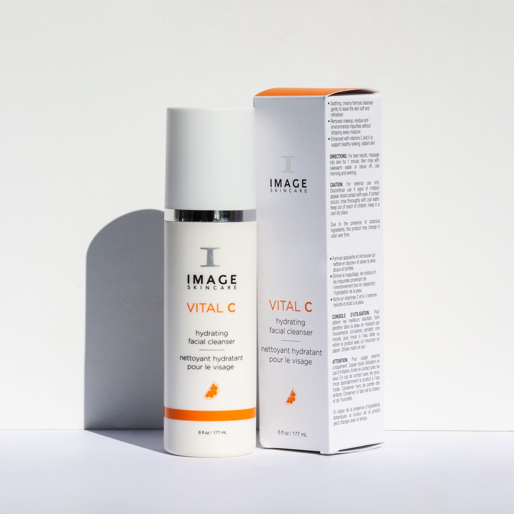 Sữa rửa mặt dưỡng ẩm làm trắng da Image Vital C Hydrating Facial Cleanser 177ml