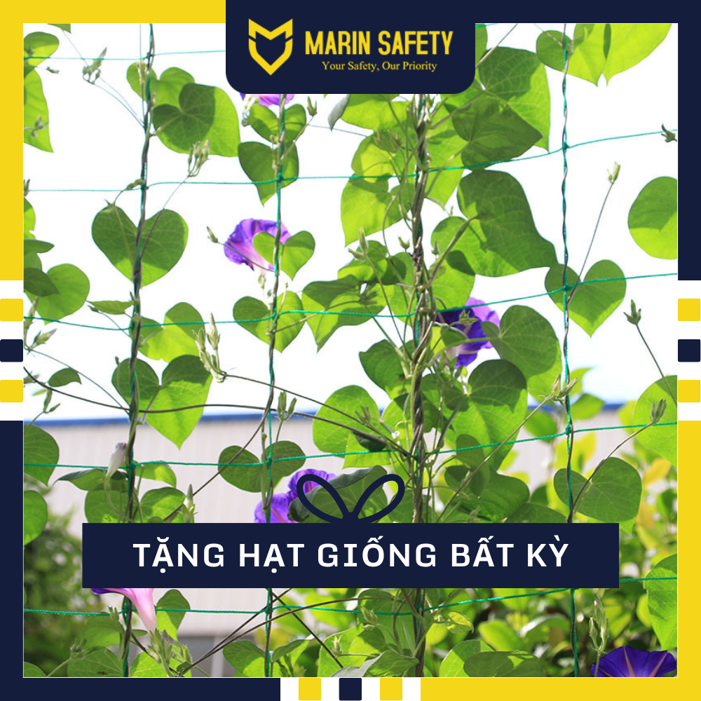 Lưới làm giàn leo, lưới trồng cây leo chất liệu sợi cước HDPE nhiều kích thước
