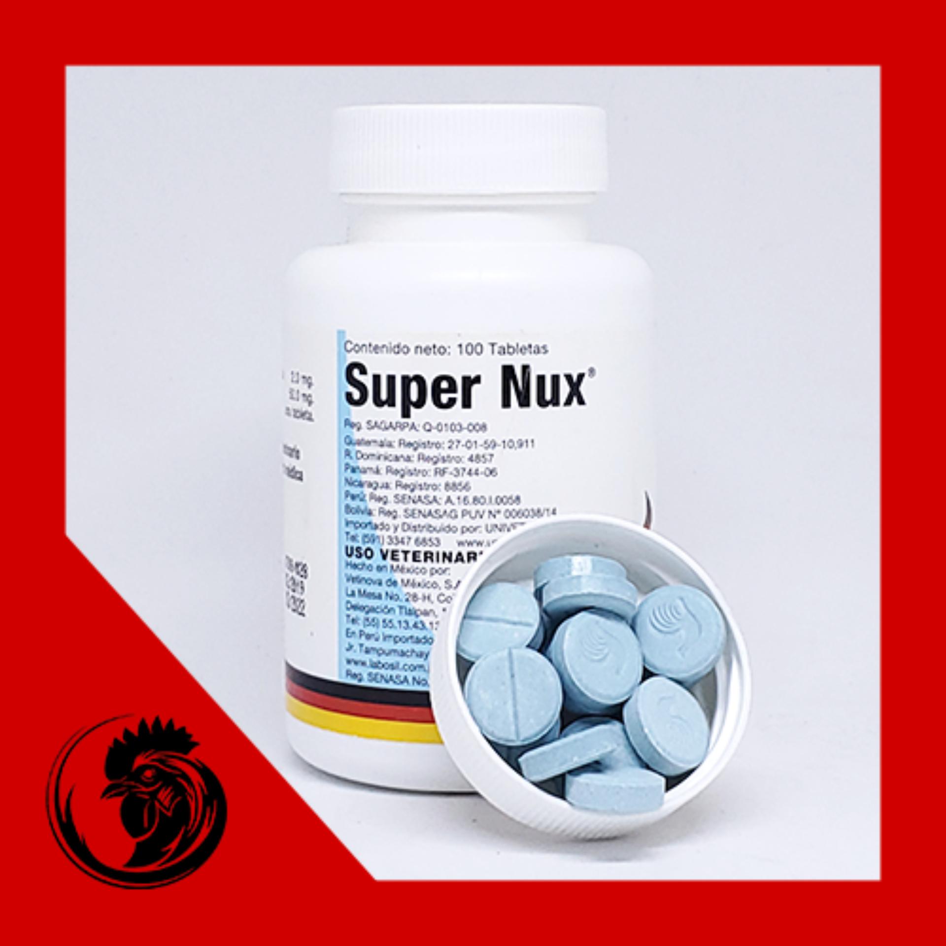 Super nux thuốc nuôi vip cho gà đá - hũ 100 viên