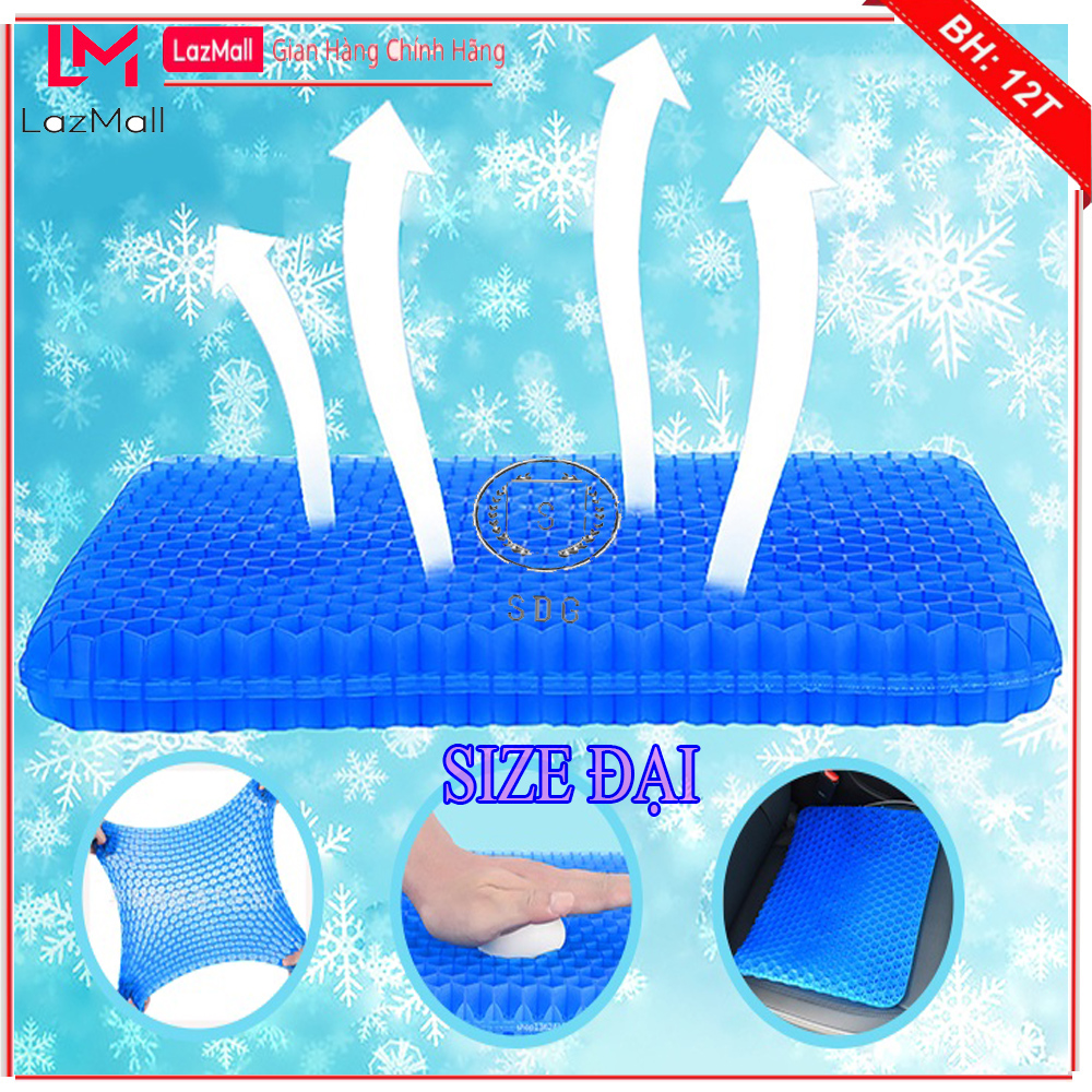 Đệm Hỗ Trợ Flex Chính Hãng SDGOLD Được Làm Từ Gel Silicone Tổ Ong Flex 3D Ghế Lót Ngồi Đệm Chỉnh Hình Chống Trơn Trượt Mềm Massage Ghế Văn Phòng Miếng Lót Ghế Ngồi Đệm,Ngồi Êm Thoáng Và Không Bị Nóng Mông,Hỗ Trợ Cột Sống