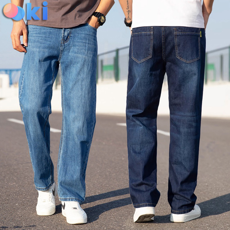 Quần Jean Nam ống Suông Đứng Quần Bò Nam Ống Rộng Form Suông Trẻ trung Cho Mọi Lứa Tuổi