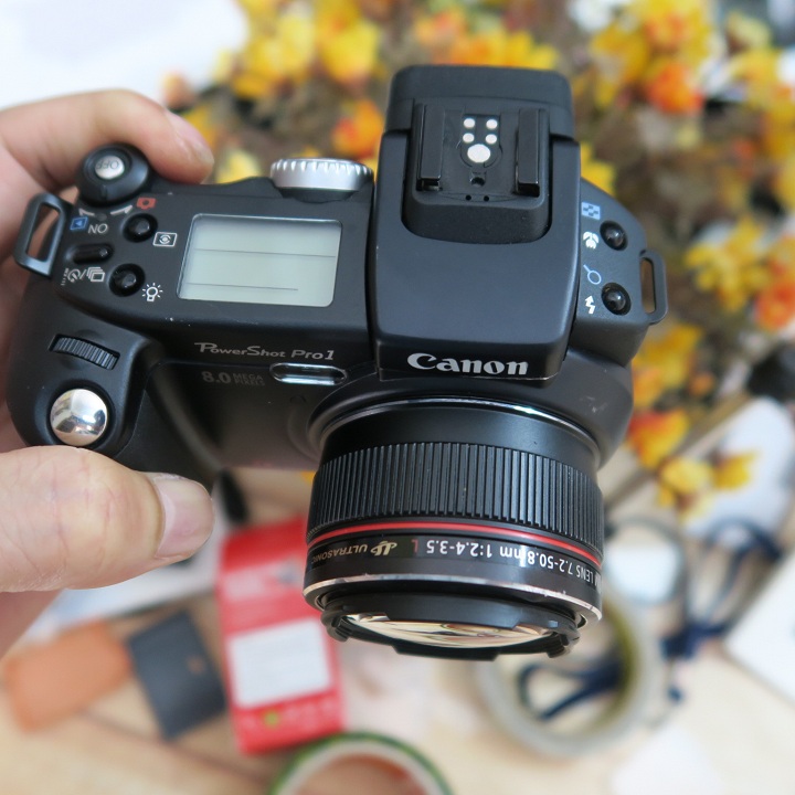 Máy ảnh Canon PowerShot Pro1 ống kính L cổ điển quay chụp tốt