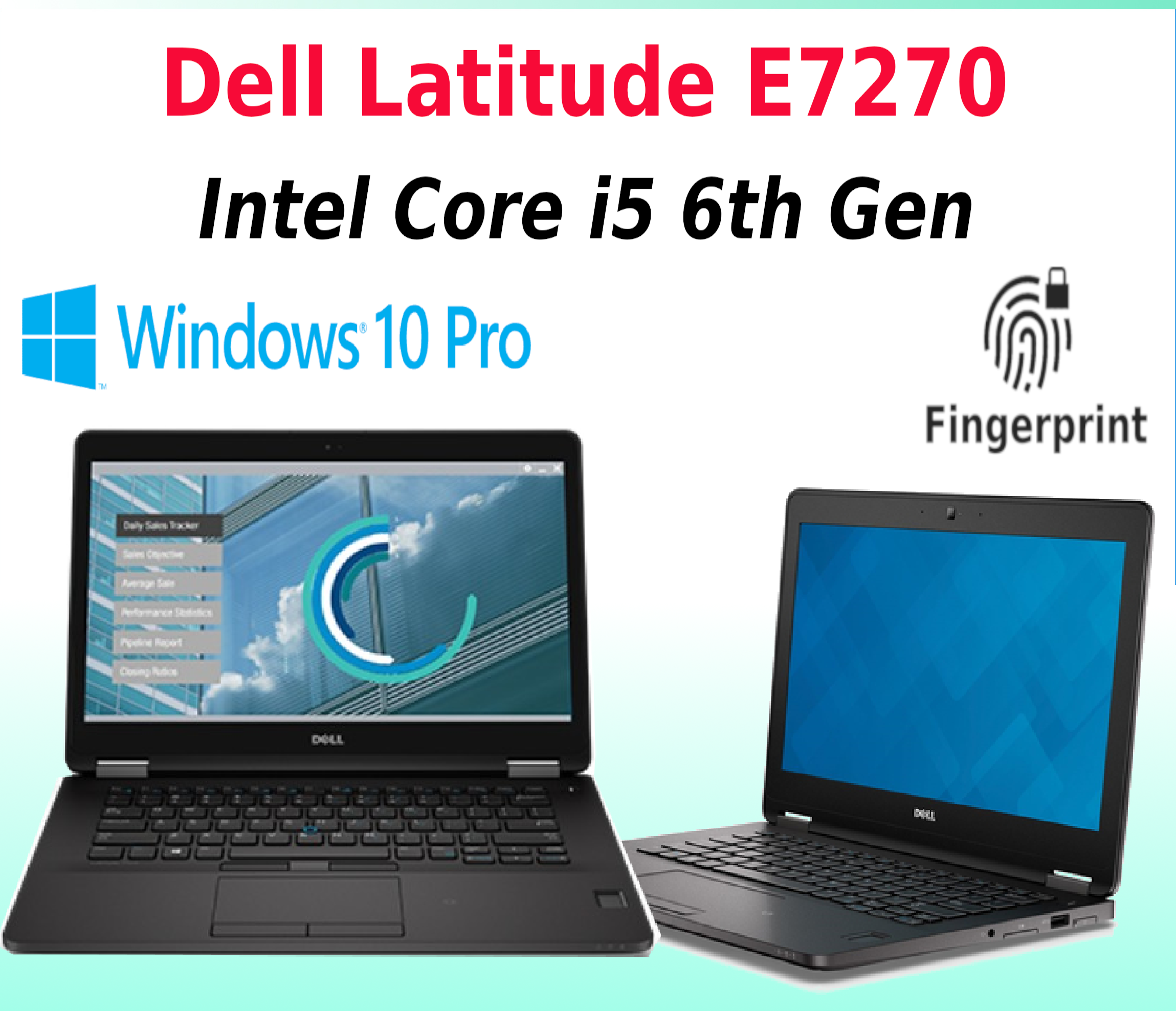 Laptop Dell 7270 i7, Ram 8G, SSD 256G Full HD Đáp ứng đầy đủ học tập, làm việc
