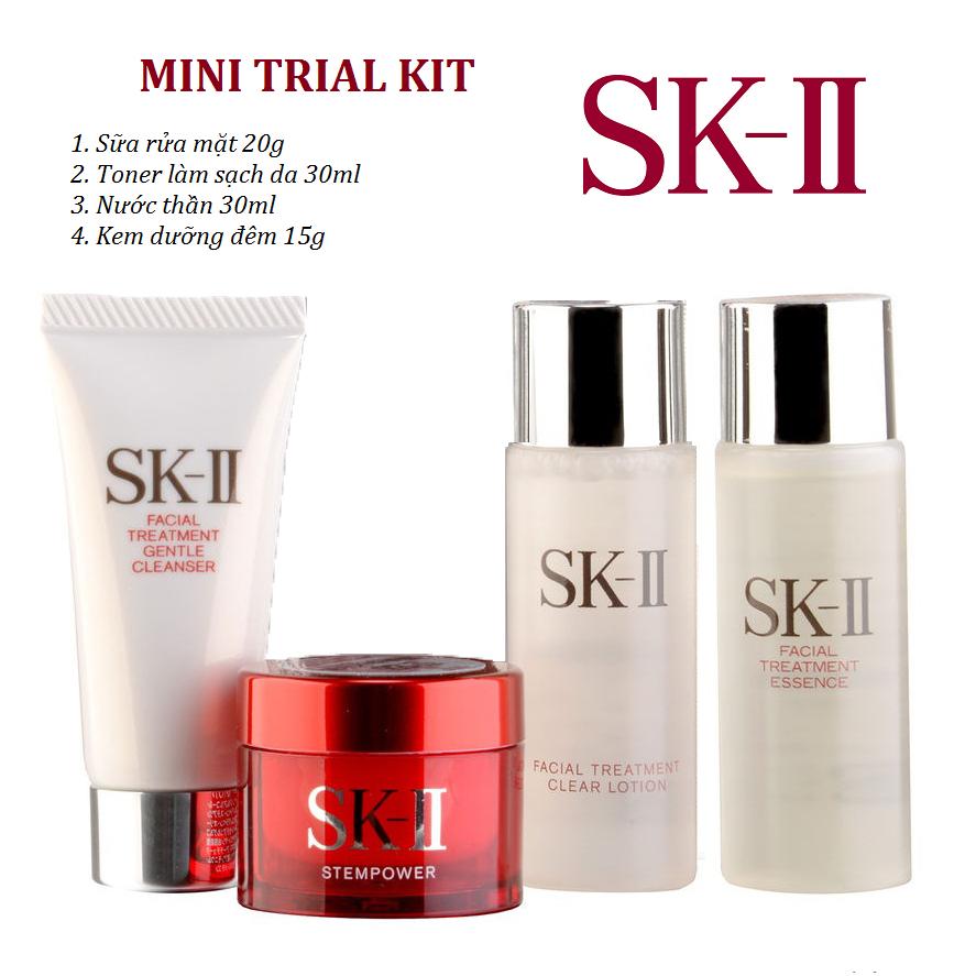 Bộ 4 Sản Phẩm Chống Lão Hóa SK-II Mini RNA