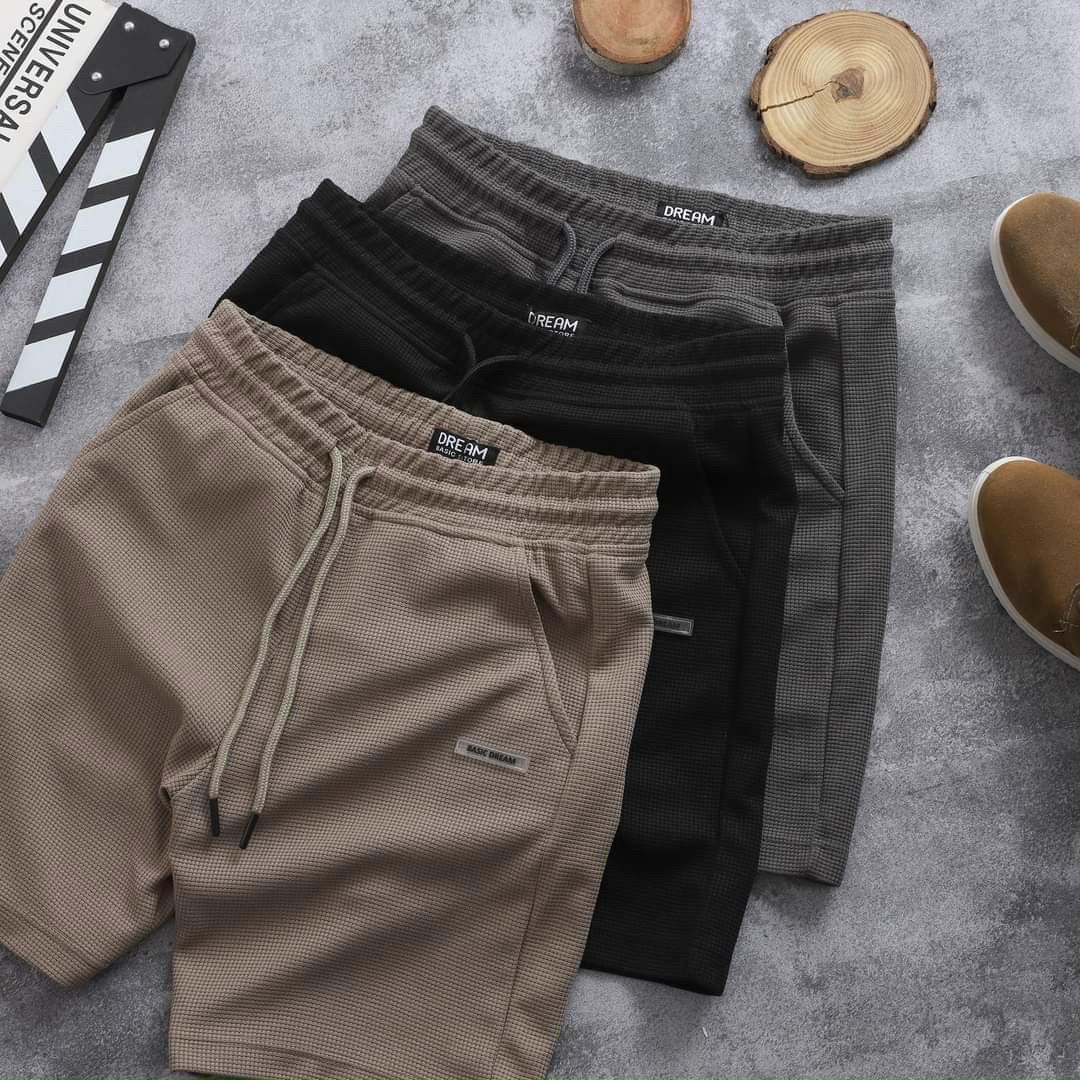 Quần Short Đùi chất Hạt Gạo Nam Nữ AZILA Style Unisex Ulzzang Hàn Quốc