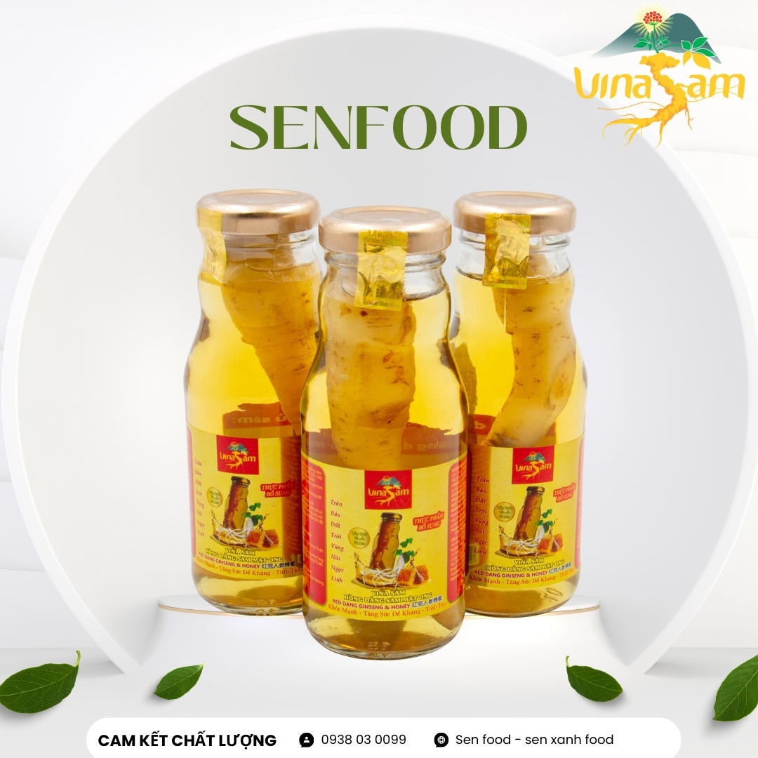 Hồng Đẳng Sâm Mật Ong Vina Sâm Chai 180ml