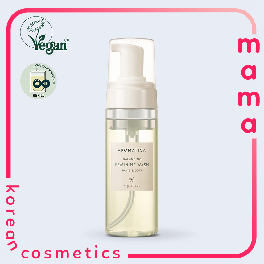 Dung dịch vệ sinh phụ nữ Aromatica Feminine wash dạng bọt 170ml