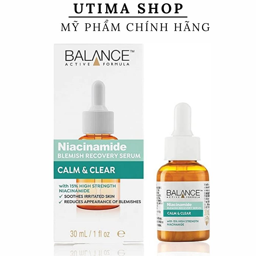 Serum ngừa mụn mờ thâm Balance Active Formula Niacinamide 15% Blemish Recovery 30ml- Umita shop