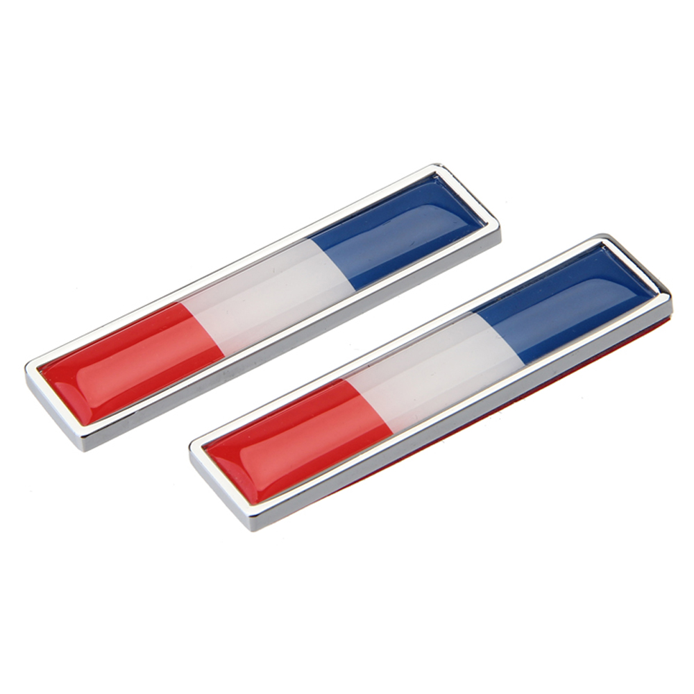 1 Cặp Huy Hiệu Biểu Tượng Xe Hơi Bằng Kim Loại Logo Cờ Pháp Cho Peugeot Renault Citroen Toyota Nissan Chevrolet MG Honda Mitsubishi Ford KIA Mazda Phụ Kiện Trang Trí Xe Hơi Đề Can