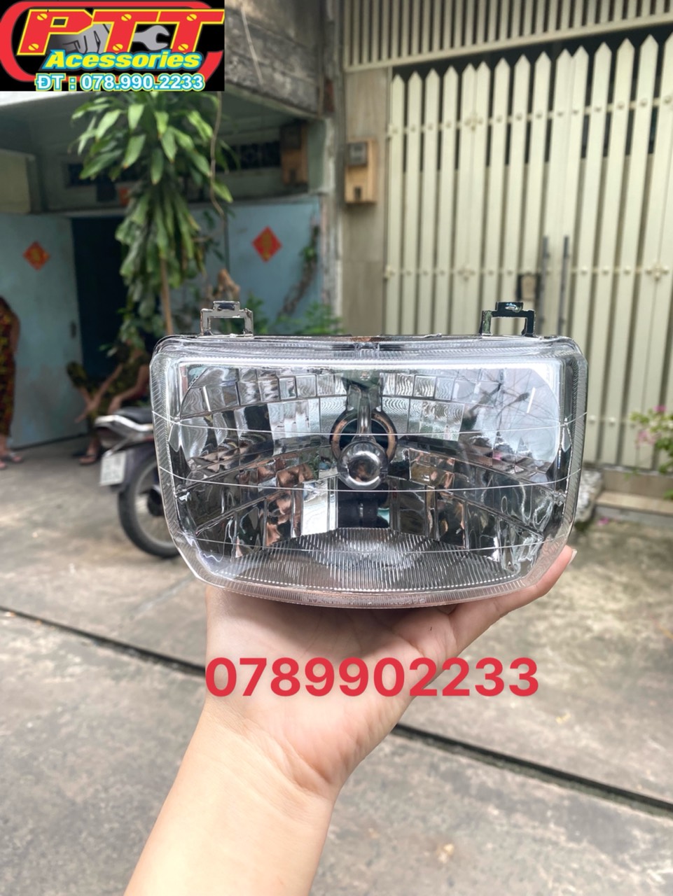 Pha đèn trước xe wave 110