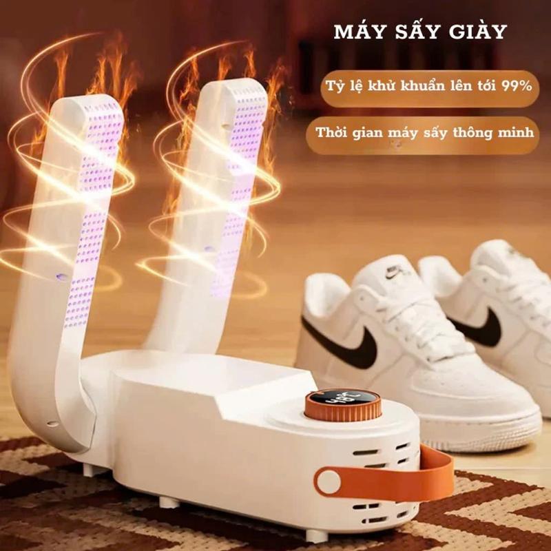  Máy sấy giày Shoe Dryer cao cấp có tia cực tím khử mùi giày tất đa năng tiện ích chống hôi chân 
