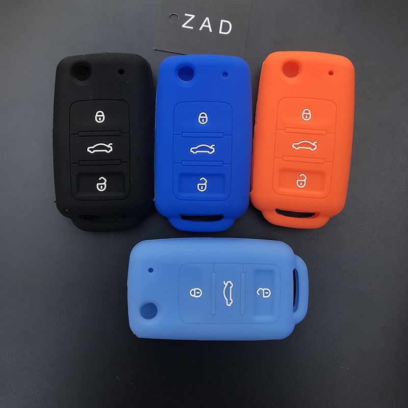 ZAD silicone rubber car key cover case shell for YEMA for YEMAAUTO Sparga MPV 3button smart remote key