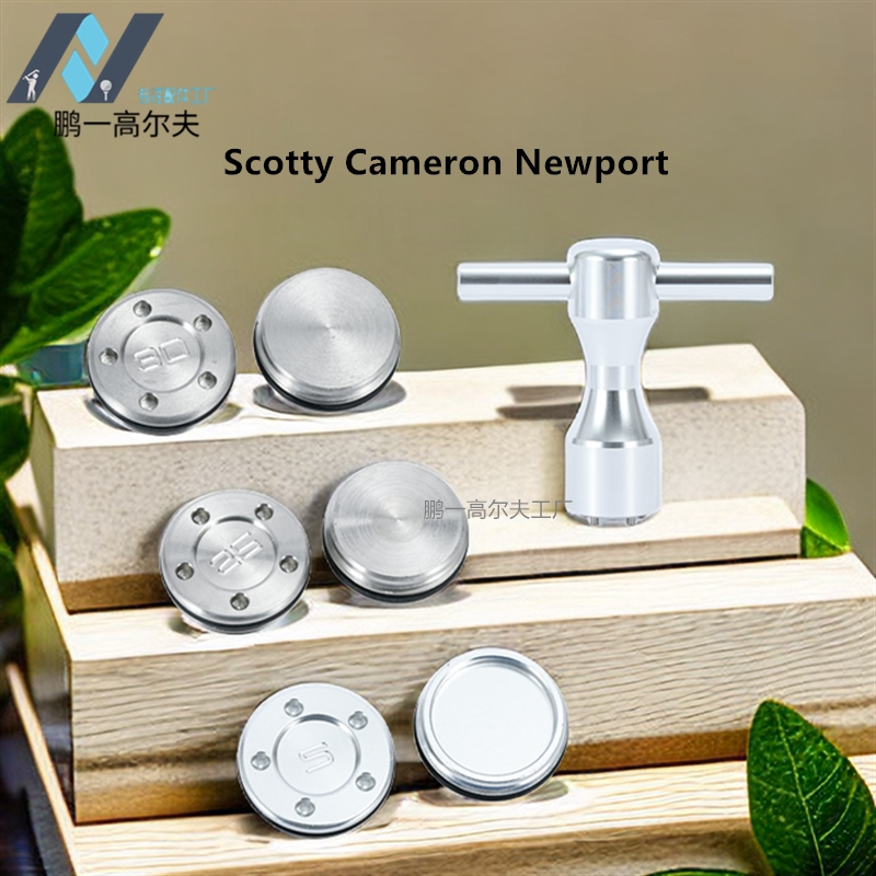 Original applicable golf Titleist Scotty Cameron putter five-hole digital weight screw silver