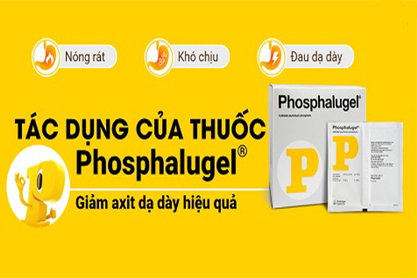 Phosphalugel hộp 26 gói - hỗ trợ dạ dày, giảm Axit dạ dày hiệu quả