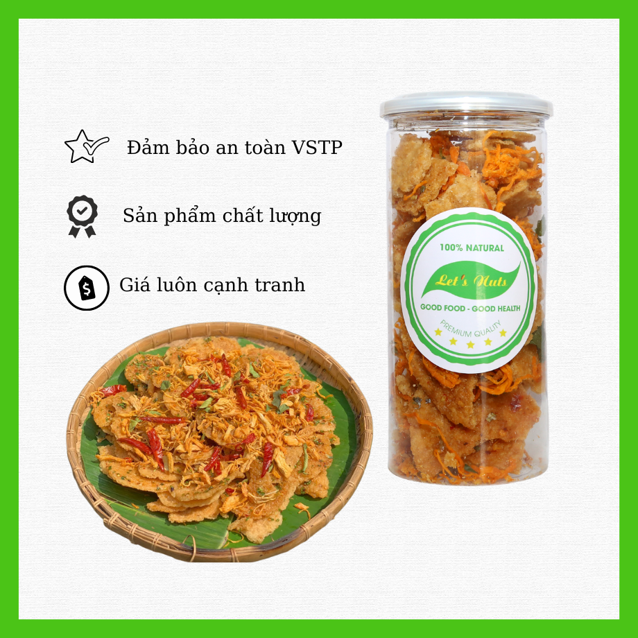 [HCM]Cơm cháy chiên mắm lắc khô gà loại ngon lon pet sang trọng hợp vệ sinh món quà ăn vặt tuyệt vời Susuto Shop
