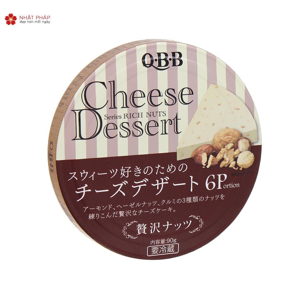[HCM]Phô Mai QBB Nhật Vị Óc Chó [ 1 Hộp x 6 Miếng ] Date tháng 7- tháng 9/2021