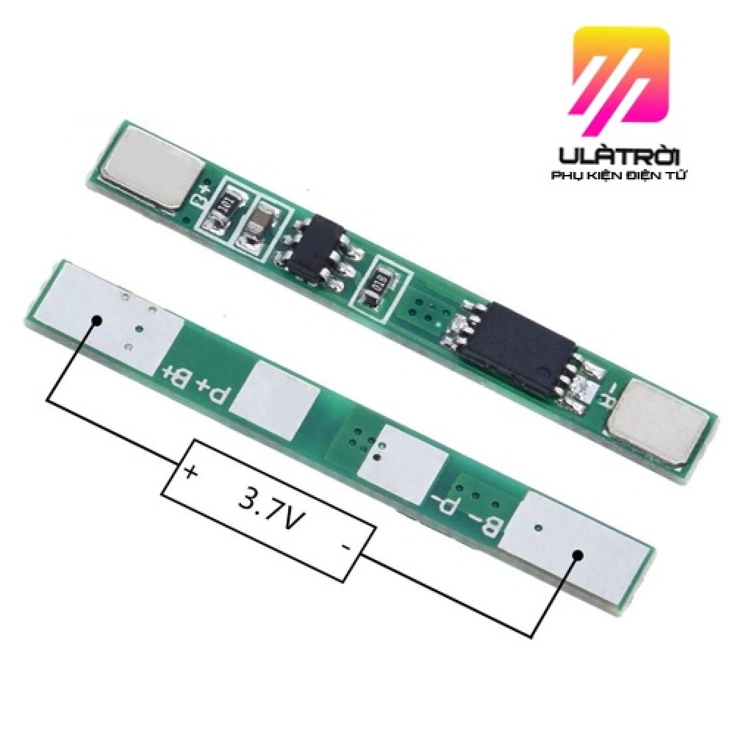 Mạch sạc bảo vệ pin 1s 3.7v 3a pin 18650