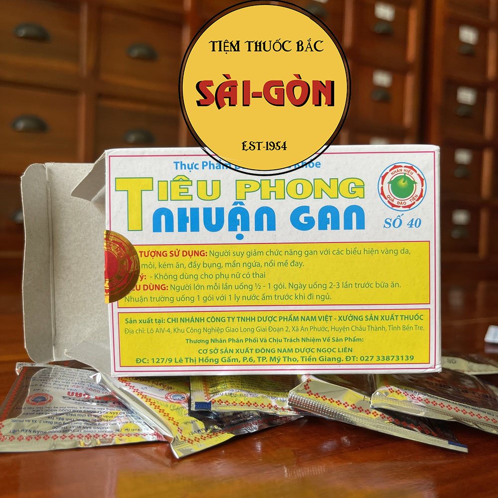 Tiêu phong nhuận gan số 40