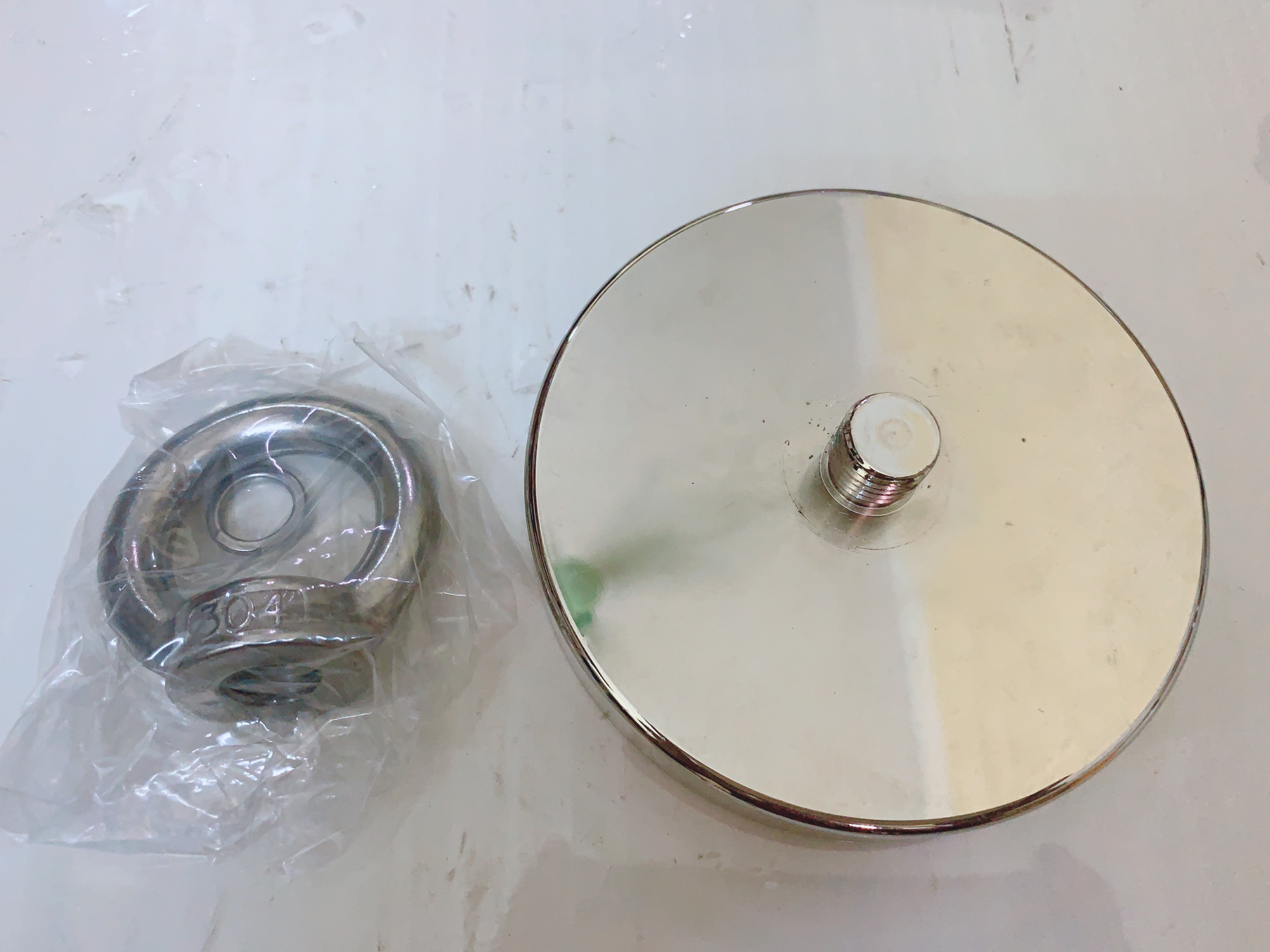 Nam châm cứu hộ d120 x 20mm , lực hút siêu mạnh 400kg