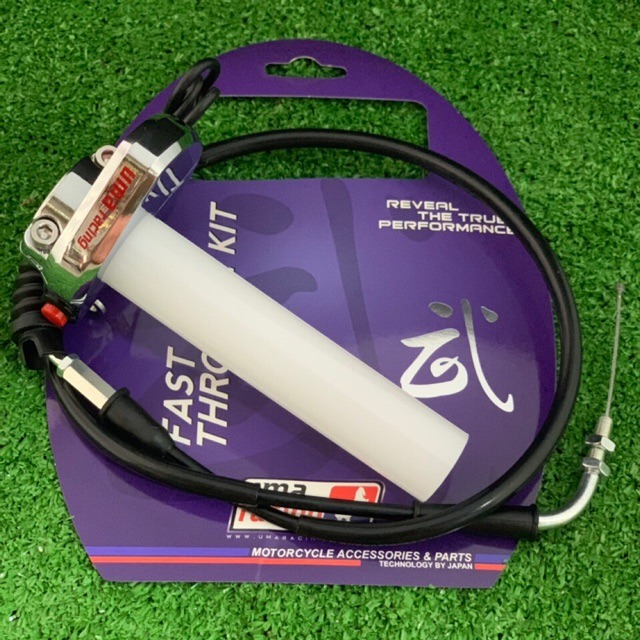Cùm tăng tốc uma racing tặng kèm dây ga gắn cho ex135, ex150, winner, dream, wave, sirius...