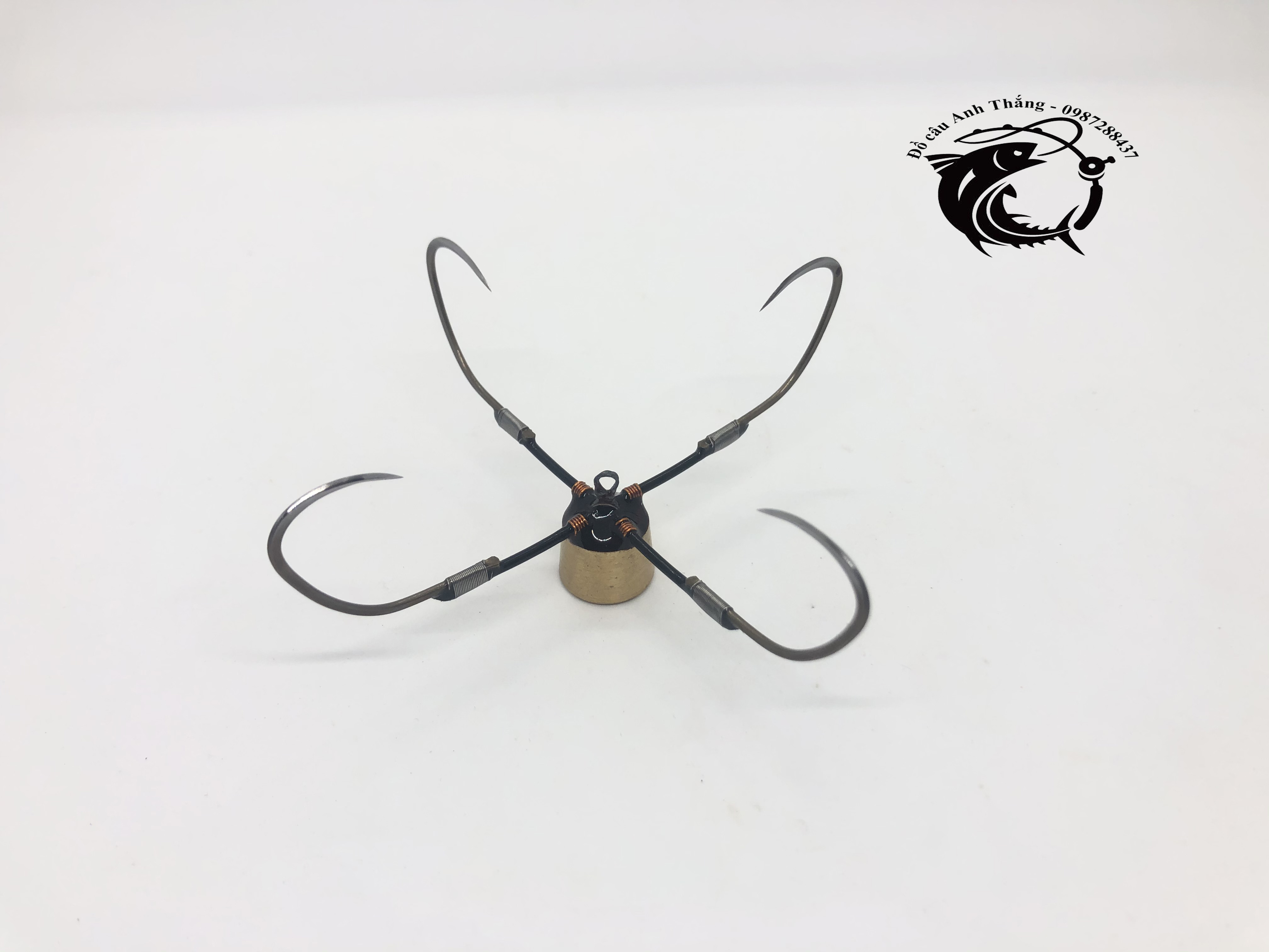 Lưỡi tứ câu lục dáng xoài cao chì đồng săn hàng thép Nga xịn