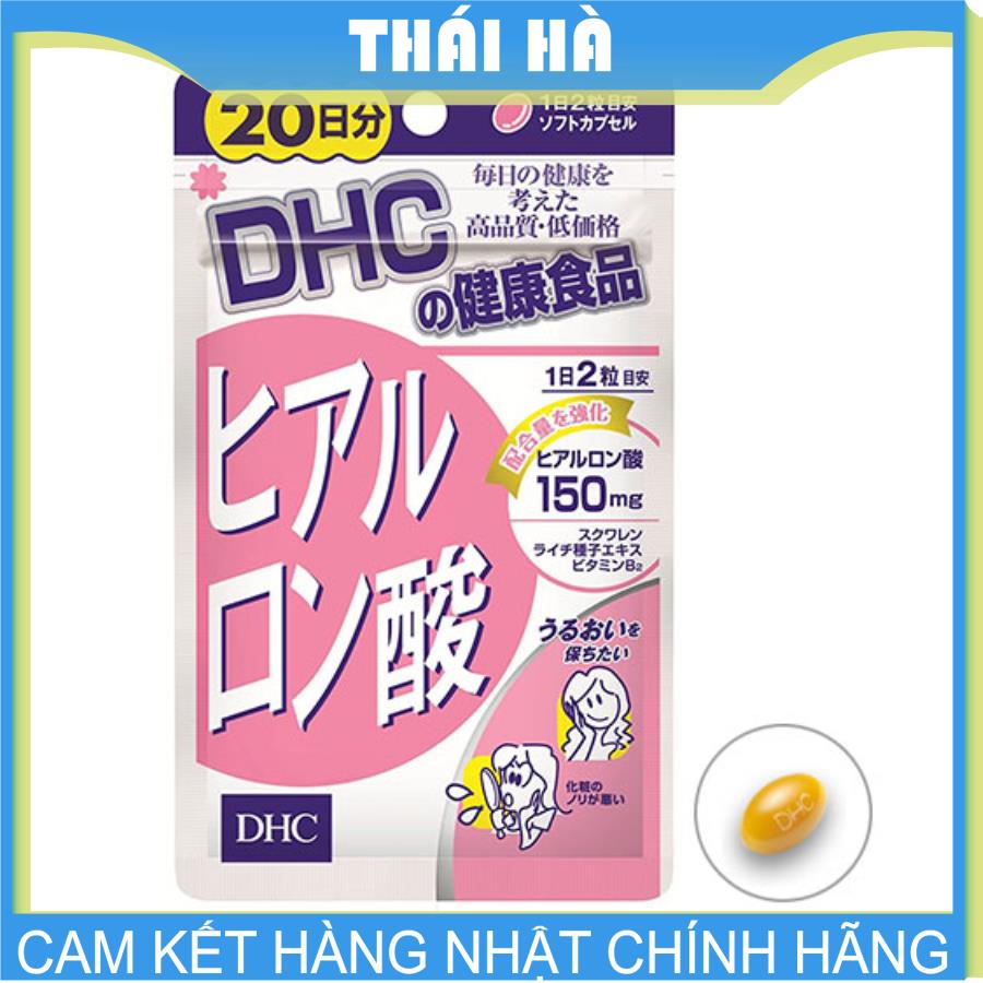 [HCM]Viên Uống DHC Cấp Nước Hyaluronic Acid 20 Ngày Tác Dụng Cấp Nước Dưỡng Ẩm Chống Lão Hóa Hạn Chế Tác Hại Tia UV Bổ Sung Dưỡng Chất Trực Tiếp Cho Da