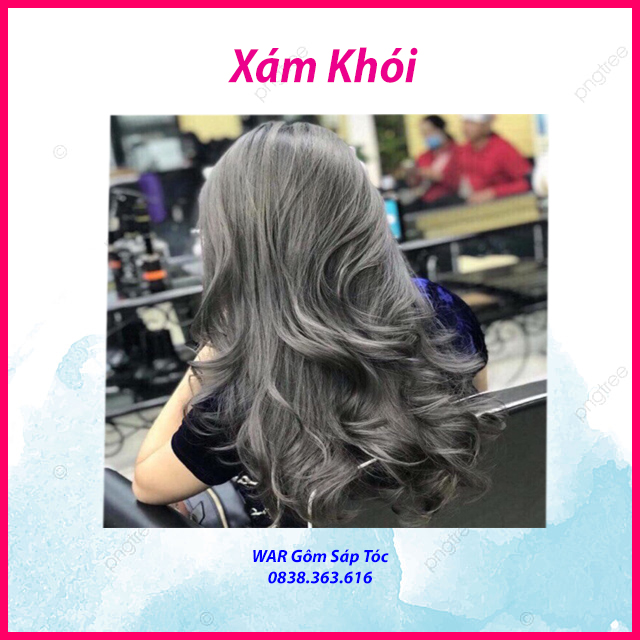 Thuốc nhuộm tóc xám khói cần nâng tone tặng kèm tẩy nâng tone, oxy trợ nhuộm , găng tay
