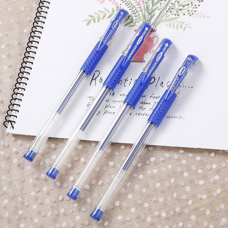 Combo 5 bút bi mực xanh nhiều màu