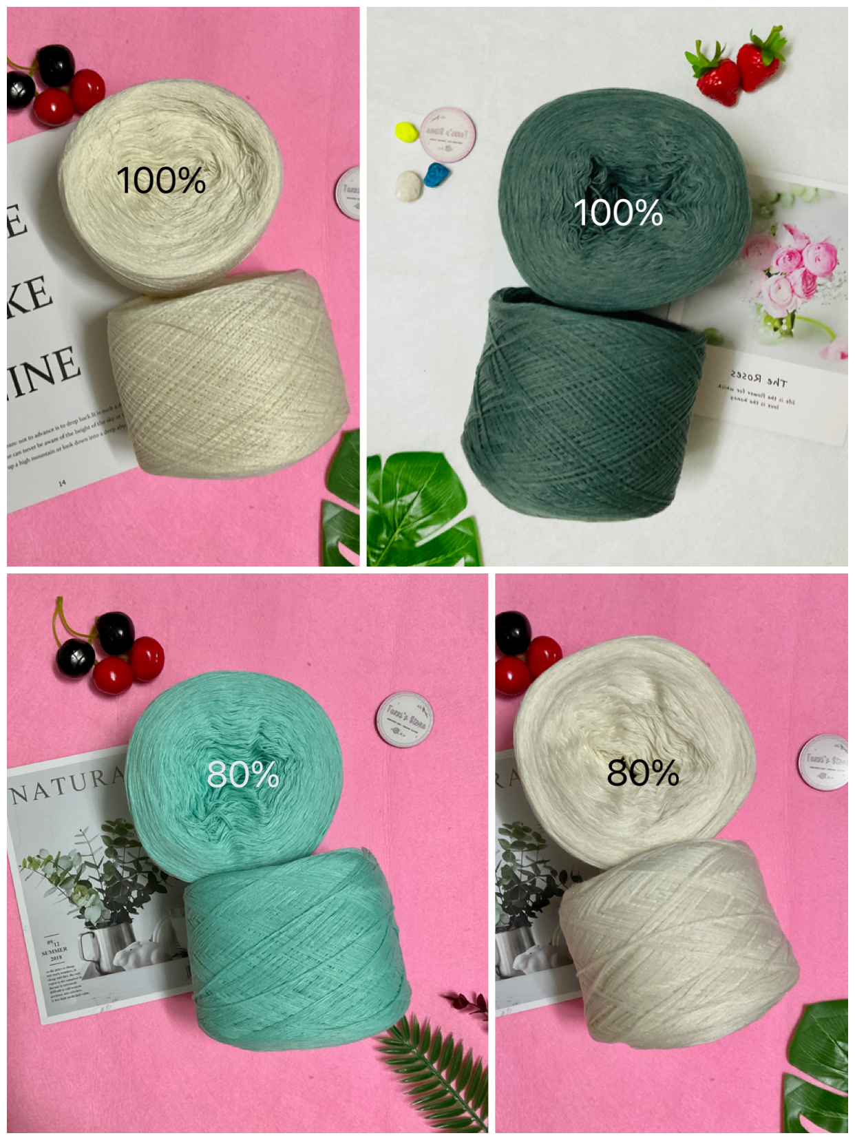 Yarn - len lambswool 100% và 80% - len lông cừu | dùng cho các sản phẩm thu đông | cỡ sợi ~ 1.0mm | terri store