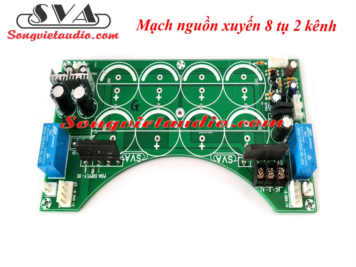 MẠCH NGUỒN 8 TỤ SỢI THỦY TINH 2 LỚP DÀNH CHO BIẾN ÁP XUYẾN 