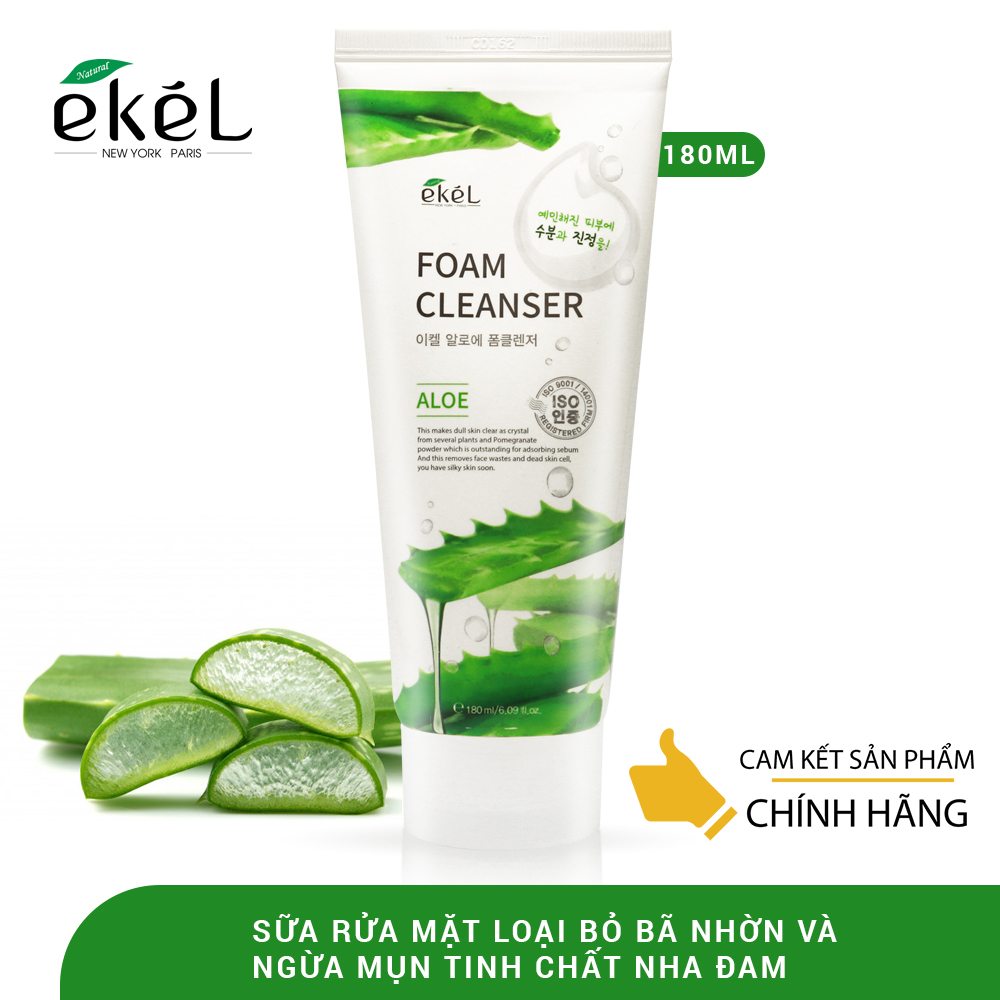 Sữa rửa mặt nha đam Ekel 180ml