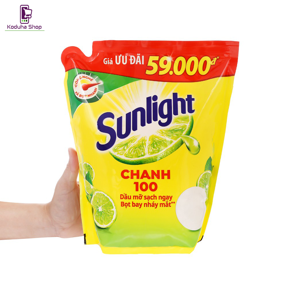 Nước Rửa Chén Sunlight Chanh Túi 2.6kg