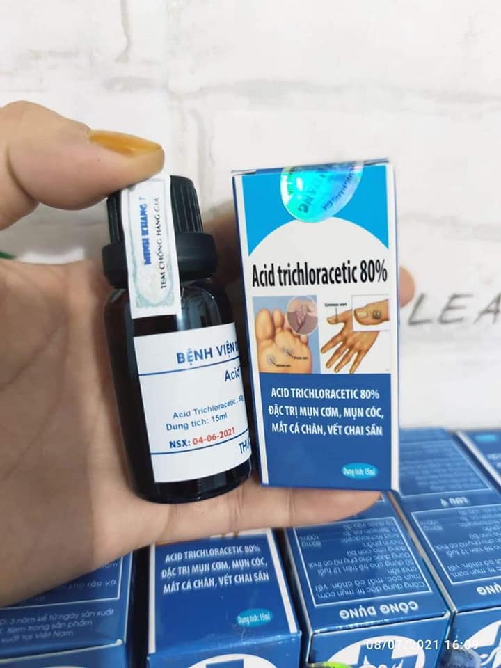 [BÁN CHẠY] Mụn cóc, mụn cơm, mắt cá chân - Acid Trichloracetic 80% | Mụn Cóc Mụn Cơm Mắt Cá Chân An 