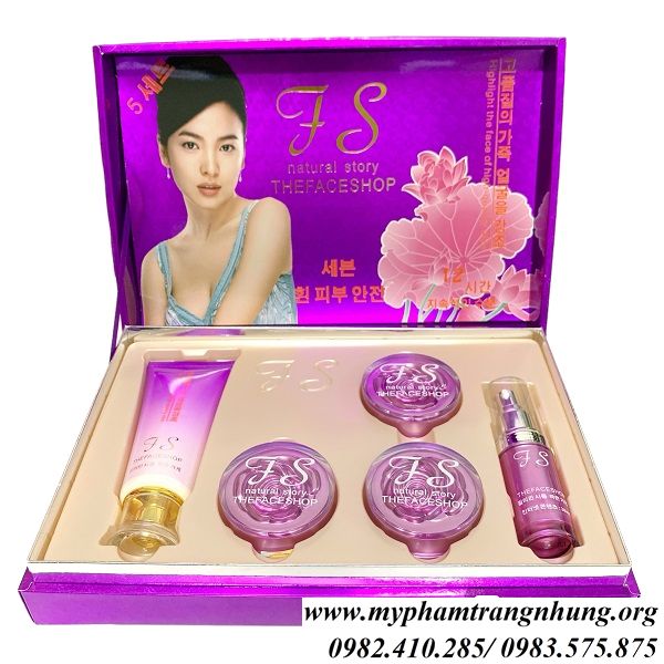 THE FACE SHOP TÍM 5IN1 MỜ NÁM TÀN NHANG DƯỠNG TRẮNG DA HÀN QUỐC
