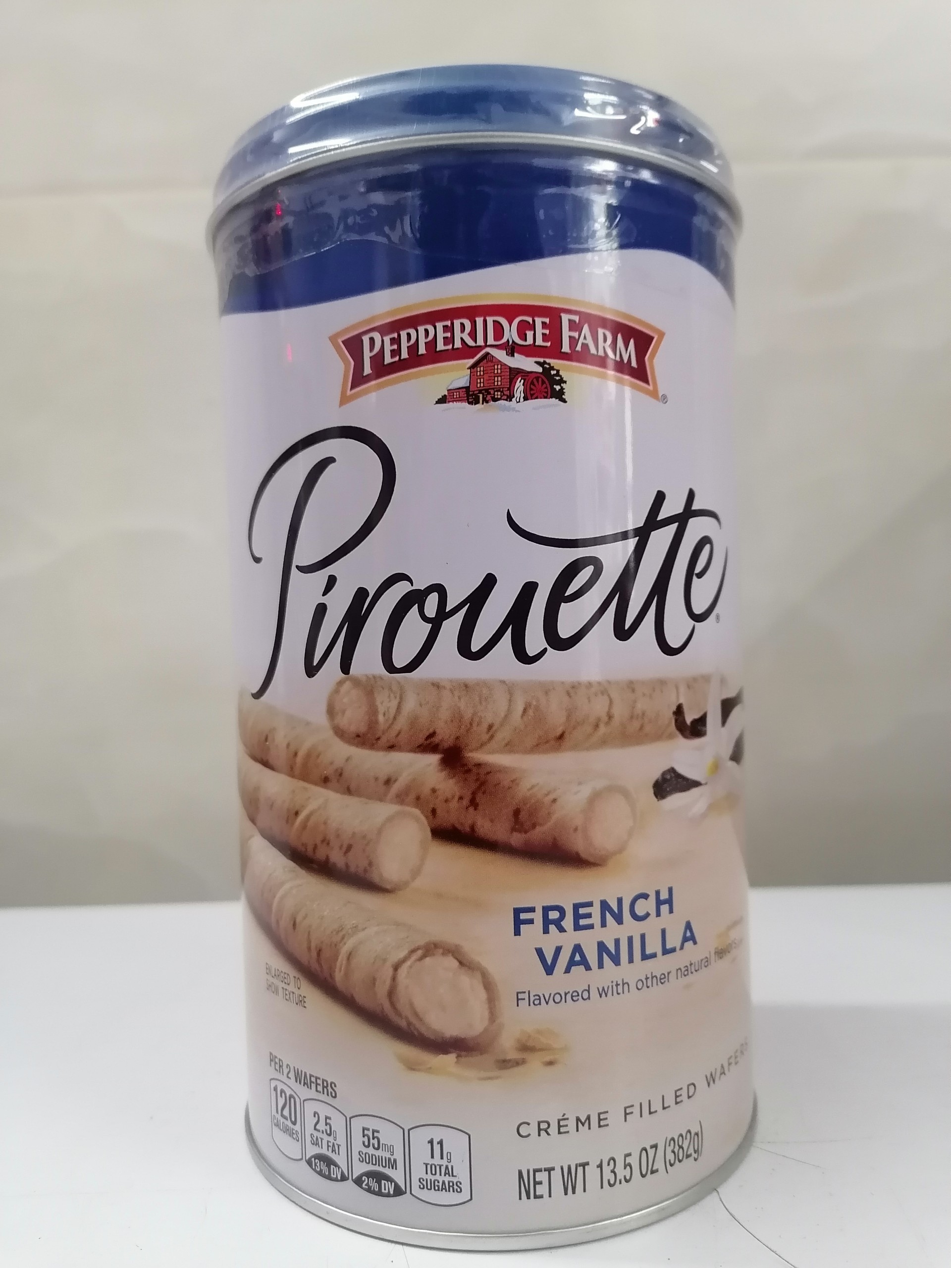 [HỘP XANH DƯƠNG 382g] BÁNH ỐNG ĐIẾU VỊ VANI [Indonesia] PEPPERIDGE FARM Pirouette French Vanilla
