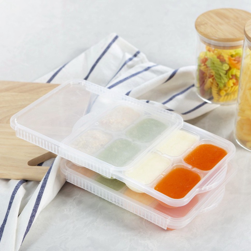 Khay trữ đông đồ ăn dặm, khay bảo quản đồ ăn dặm cho bé amori inochi