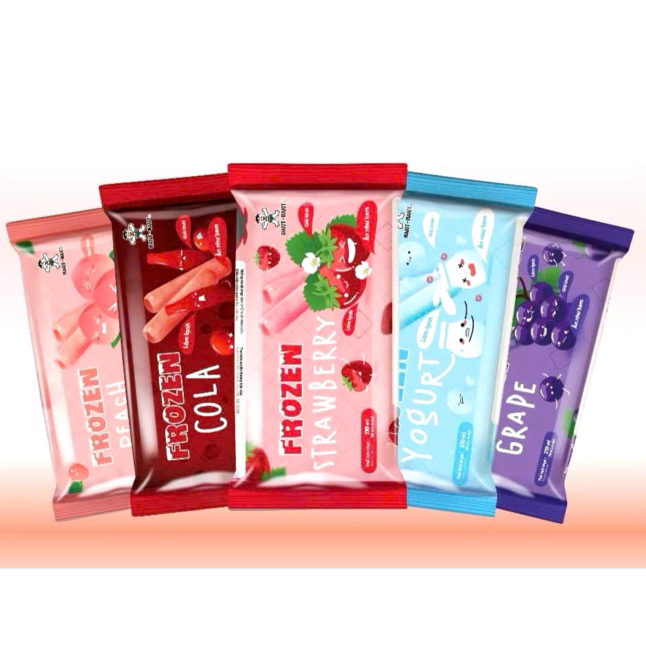 Thùng 24 túi want want frozen 210ml mix vị tươi mát sảng khoái mùa hè