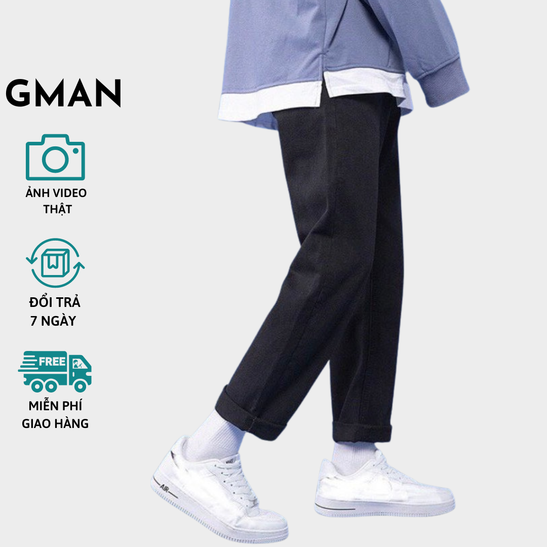 Quần baggy jean nam ống rộng quần jean nam dáng đứng co giãn 4 chiều thoải mái vận động (JBG)